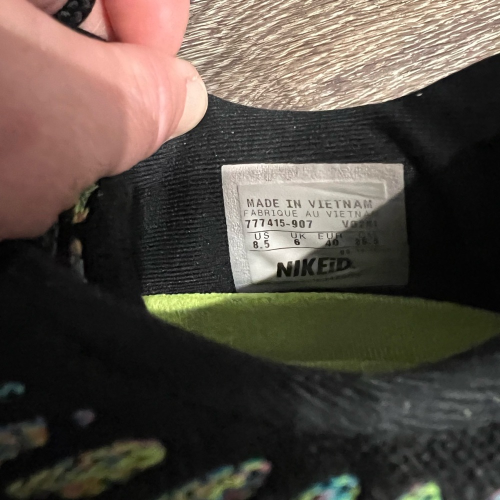 Nike flyknit roshe running shoes size 8.5 Multicolor - Picture 11 of 15